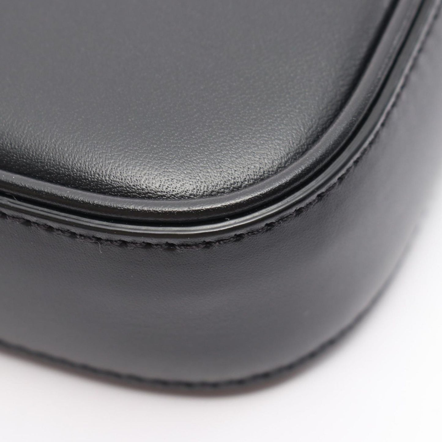 Saint Laurent Paris Shoulder Buckle 5 a 7 Mini Vertical Black Leather — view 8