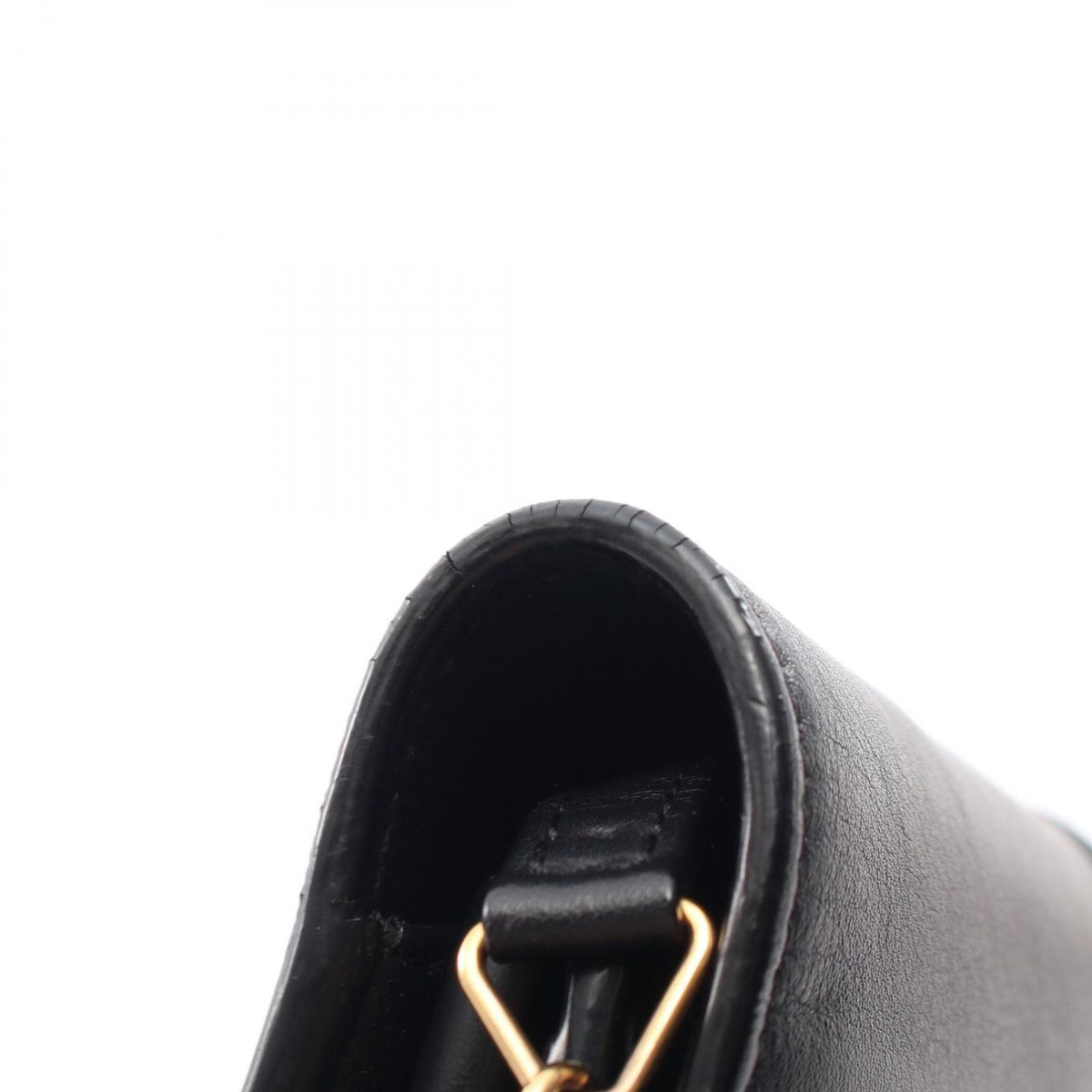 Saint Laurent Paris Shoulder Bag Classic Black Leather Chain Wallet — view 8