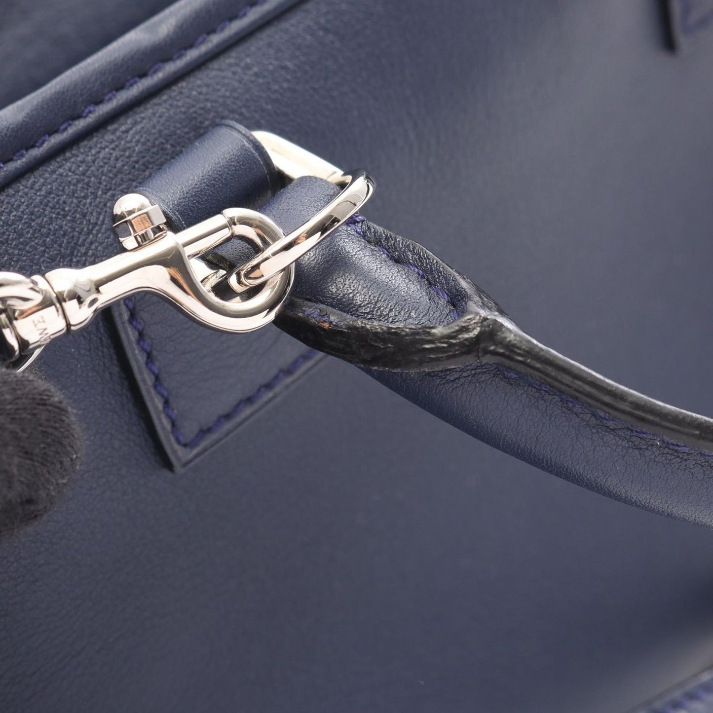 Loewe Handbag Amazona 23 2-Way Navy Leather — view 8