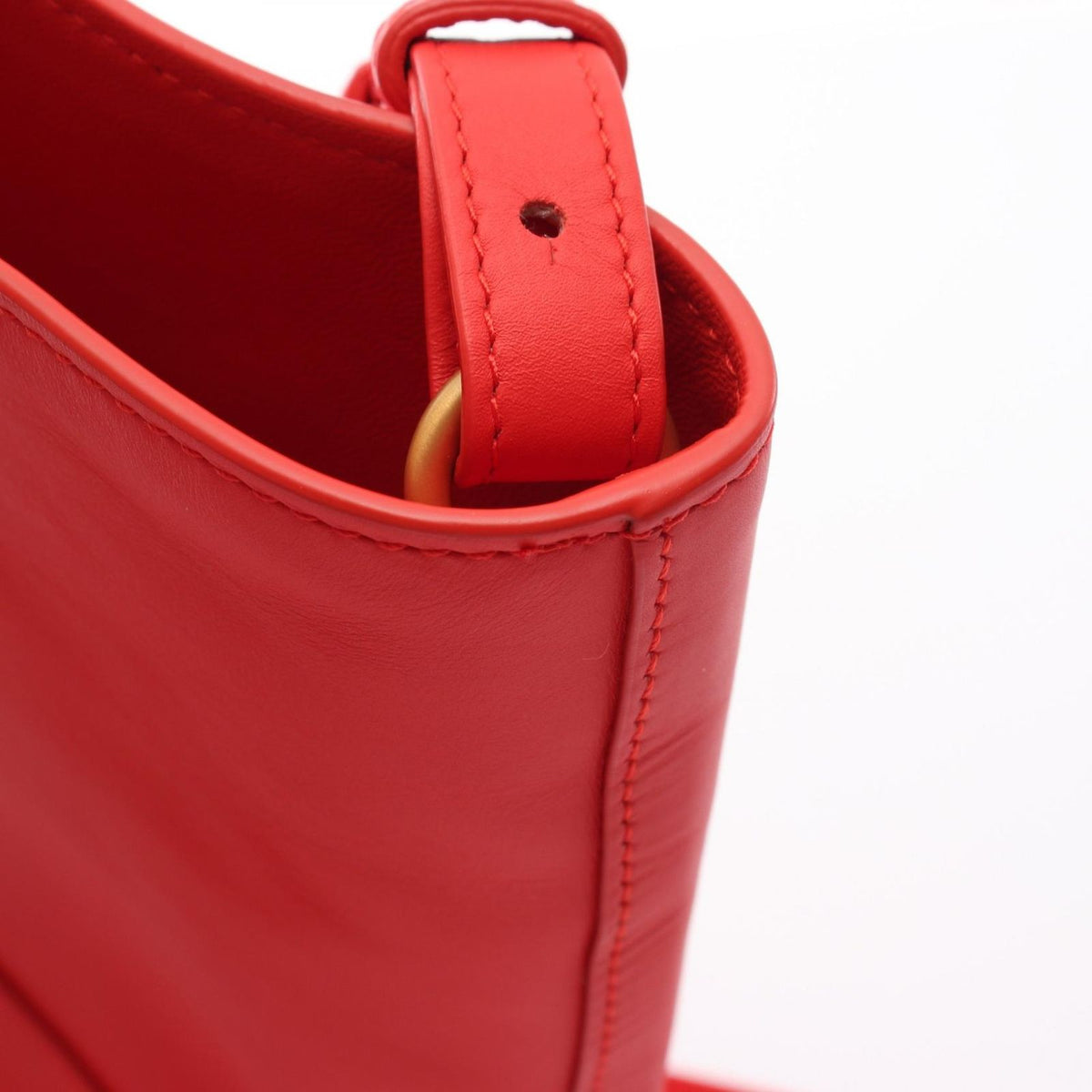 Bottega Veneta Shoulder Bag Red Leather — view 8