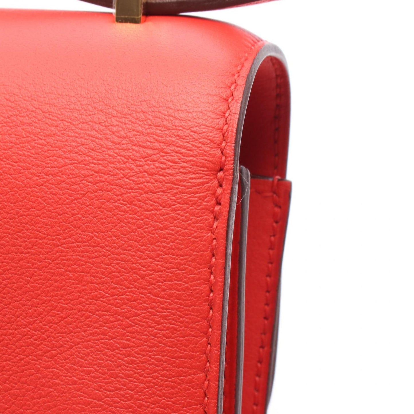 Hermes Shoulder Bag Constance 3 Mini Rouge Tomato — view 6