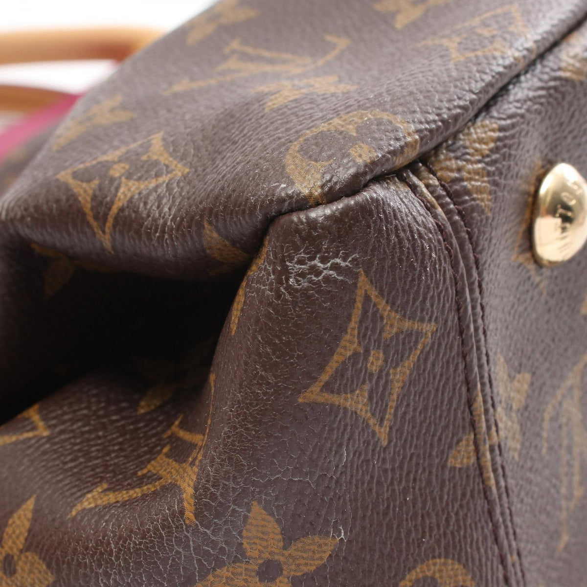 Louis Vuitton Handbag Pallas 2-Way Gray Leather — view 8