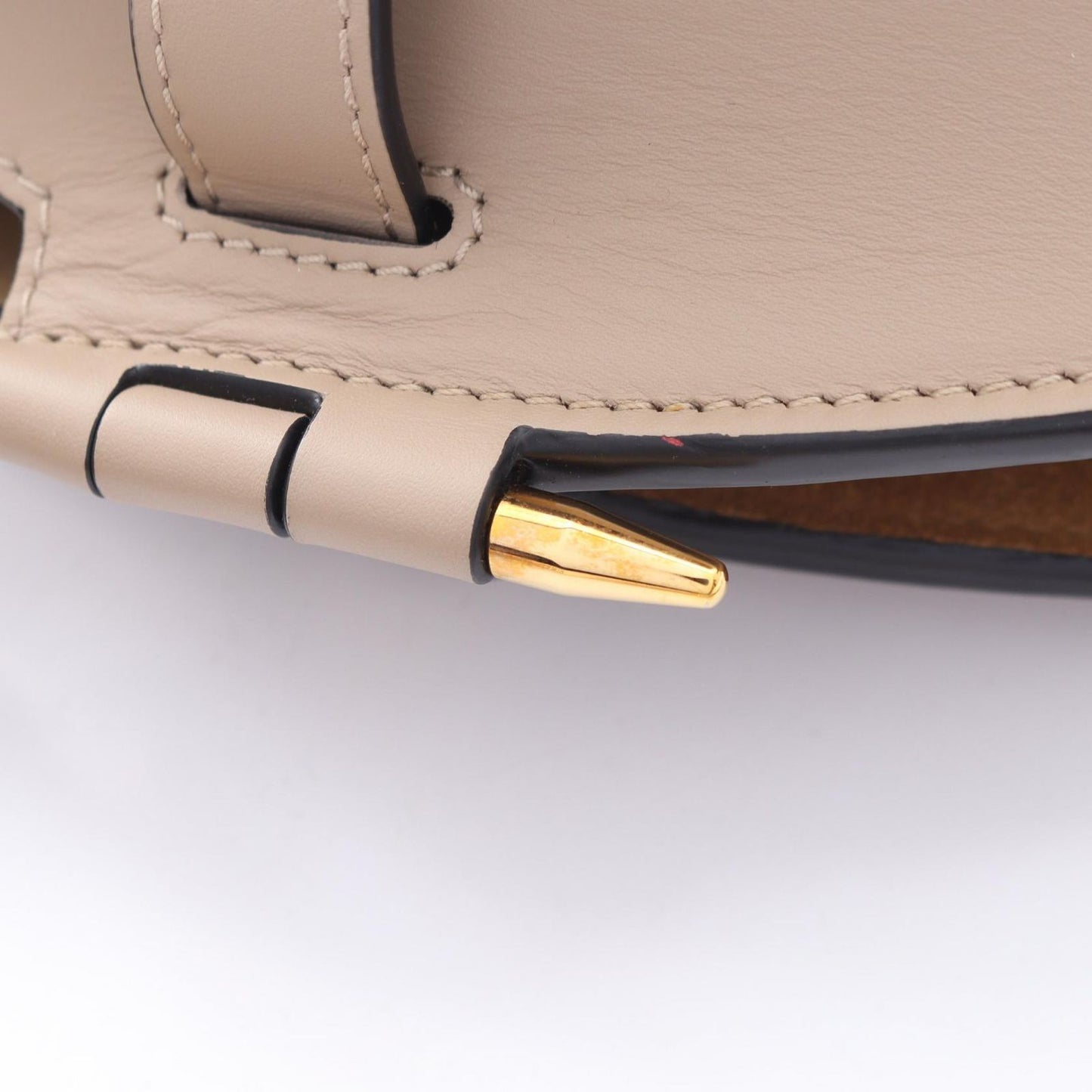 Loewe Shoulder Bag Gate Small Beige Ivory Leather — view 8