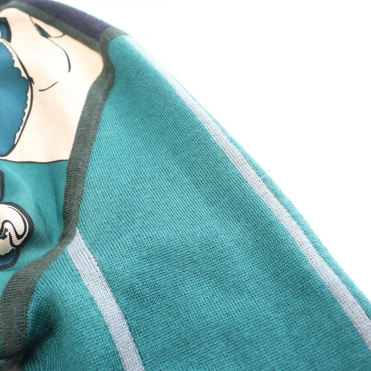 Hermes Knit Brides de Gala Et Chaines Twillaine Scarf Switch Silk Cashmere — view 8