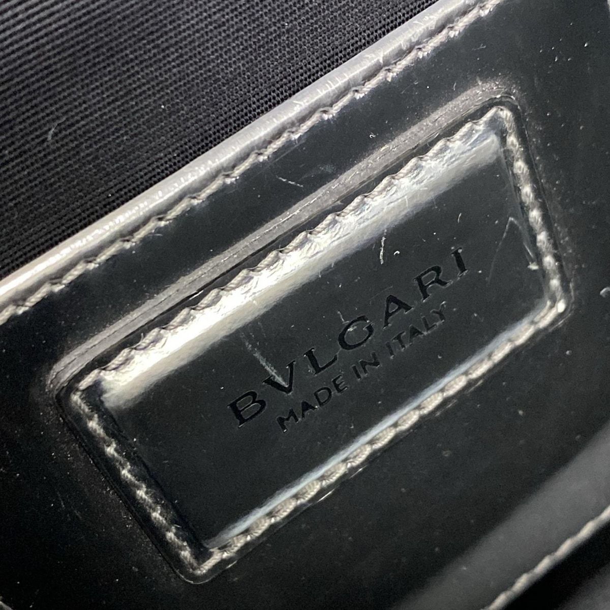 Bvlgari Shoulder Bag Serpenti Forever Silver Chain Leather — view 8