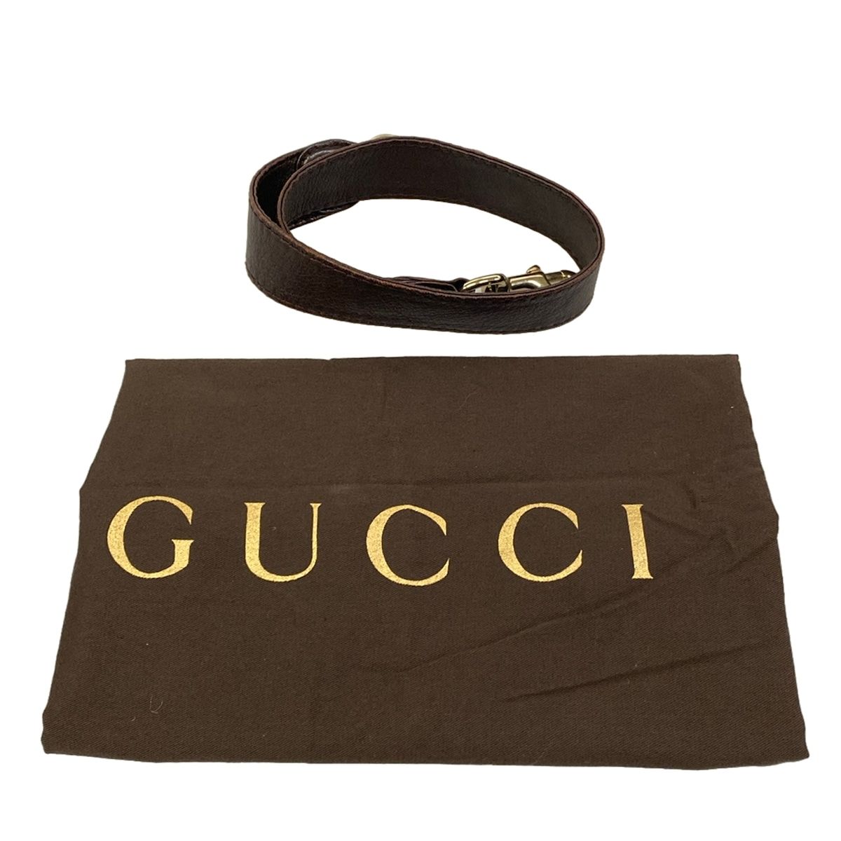 Gucci Shoulder Bag New Jackie Dark Brown Leather — view 8