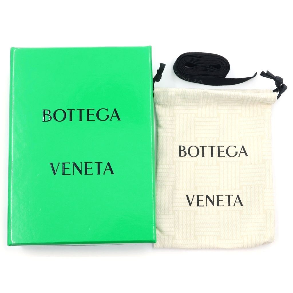 Bottega Veneta Calfskin Wallet with Intrecciato Coin Purse Bifold Black — view 6