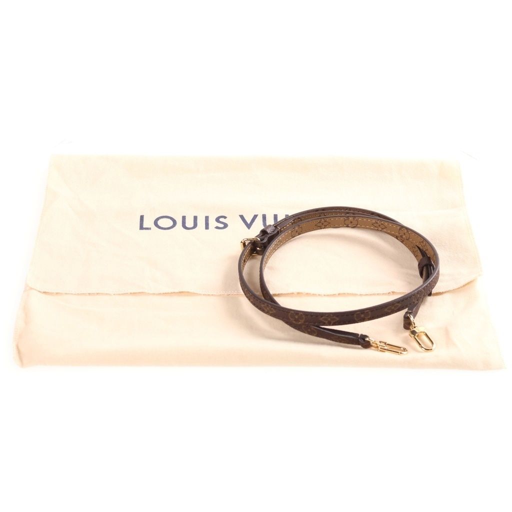 Louis Vuitton Monogram Reverse on the Go BB 2-Way Shoulder Bag Brown Leather — view 8