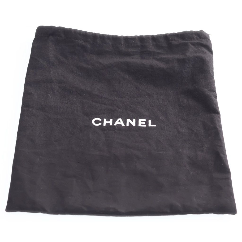 Chanel 2.55 S Chain Double Flap 2-Way Cotton Shoulder Bag Pink Silver — view 8