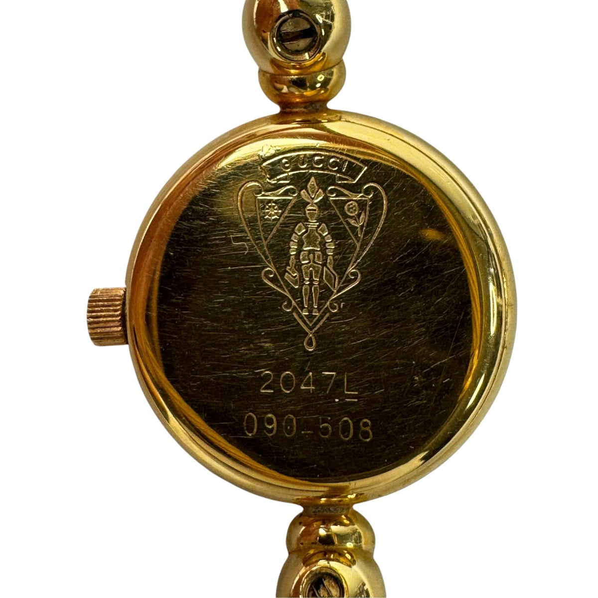 Gucci Bangle Watch Quartz Gold Black Dial — view 8