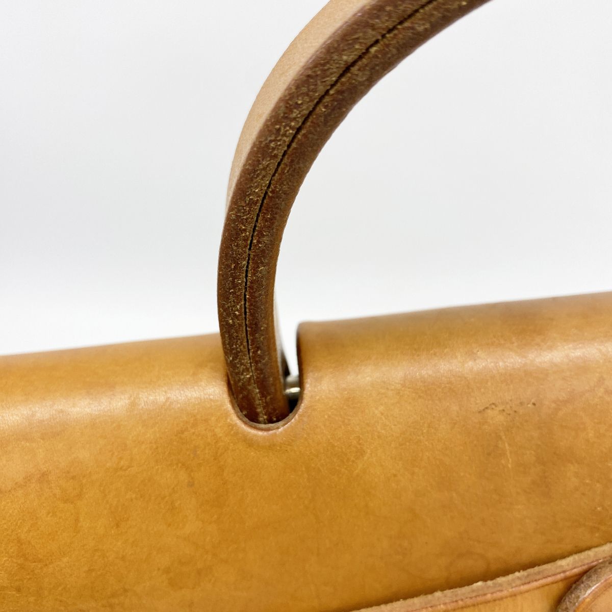 Hermes Handbag Herbag PM Toile GM Natural Silver — view 8