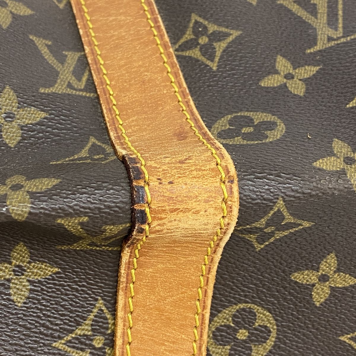 Louis Vuitton Boston Bag Monogram Keepall 45 Brown — view 8