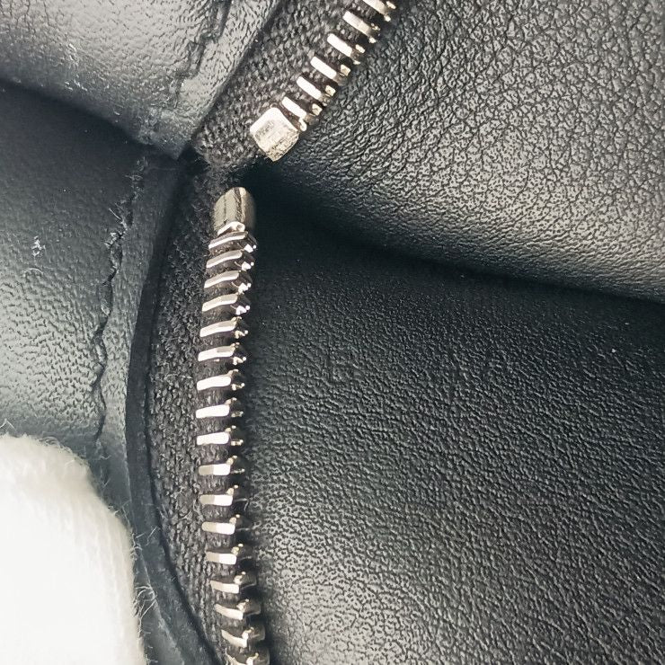 Hermes Shoulder Bag Pochien Plus Black Veau Swift Cross Silver — view 8