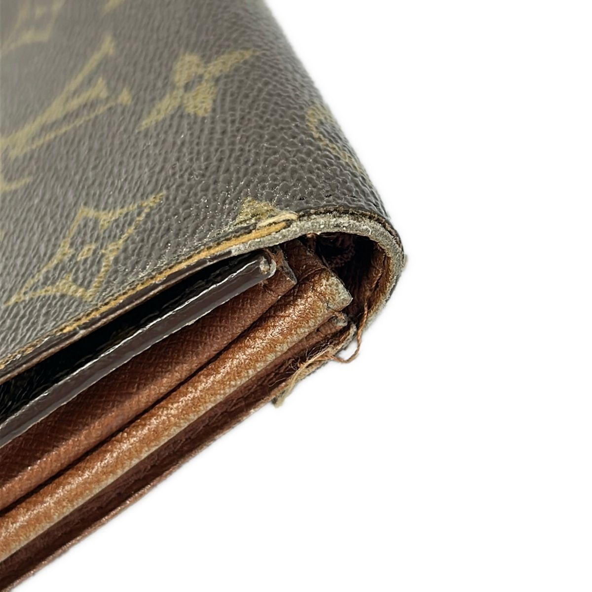 Louis Vuitton Wallet Monogram Pochette Porte Monnaie Credit Leather Coin Purse — view 7