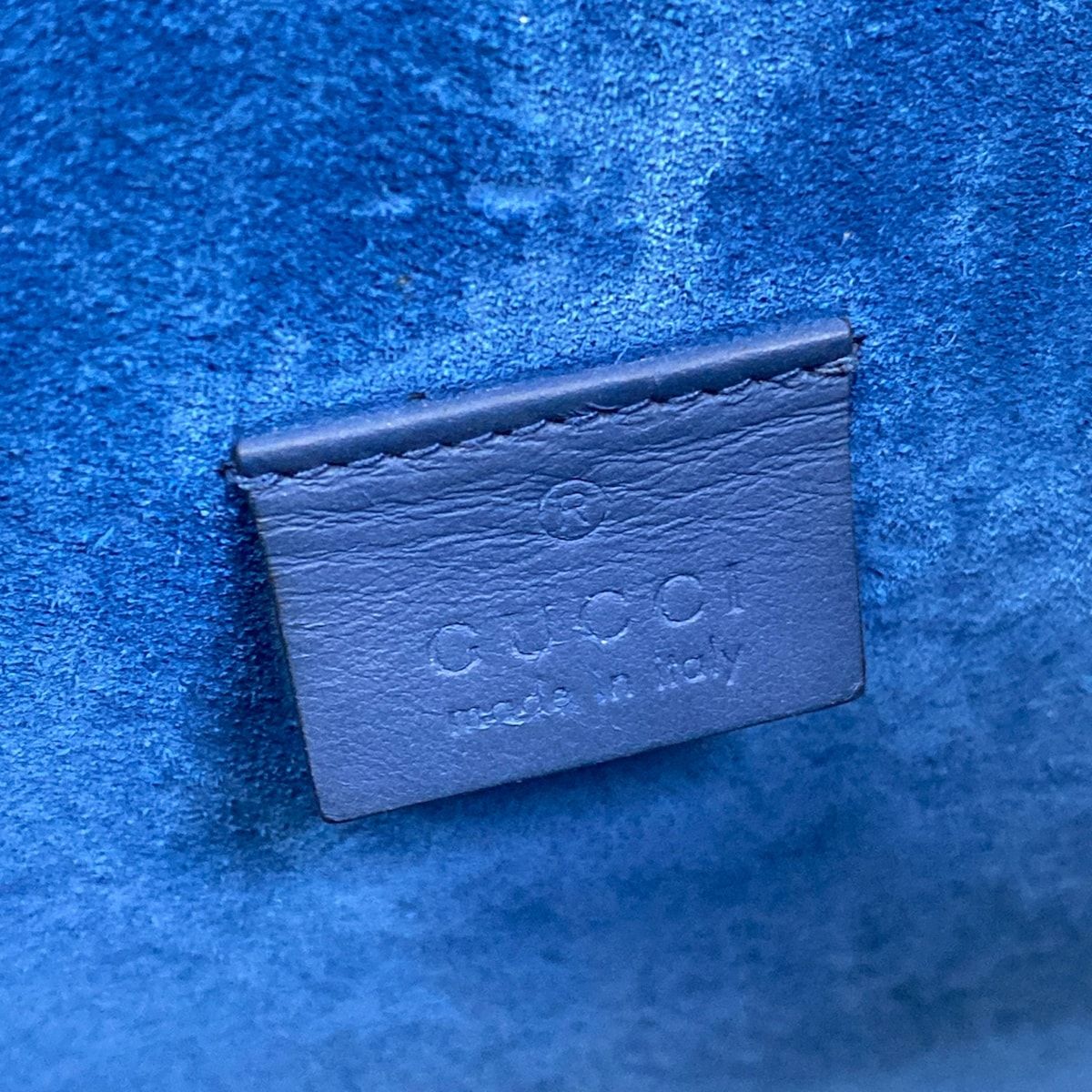 Gucci Shoulder Bag Dionysus GG Blooms Navy Ivory Multi Chain — view 8
