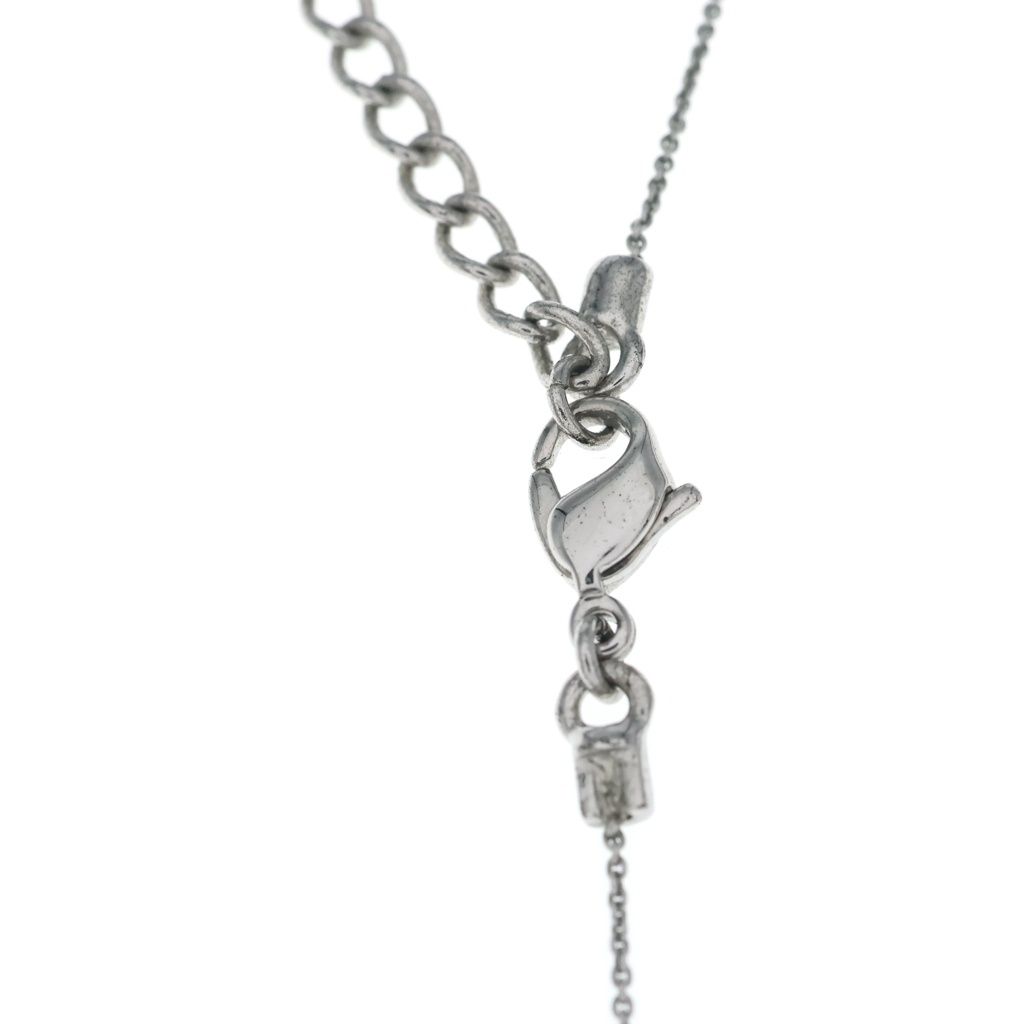 Dior Logo Necklace Metal Silver — view 6