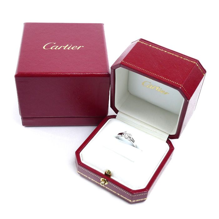 Cartier Platinum Ballerina Solitaire Ring Diamond — view 8