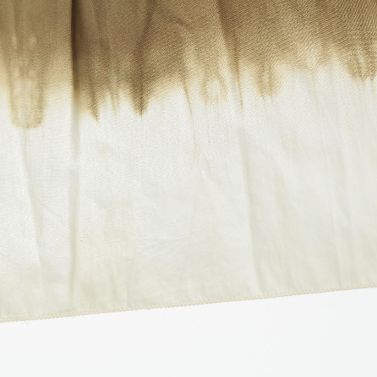 Prada Cotton Gathered Design Tie Dye Skirt Flare Bicolor 38 — view 8