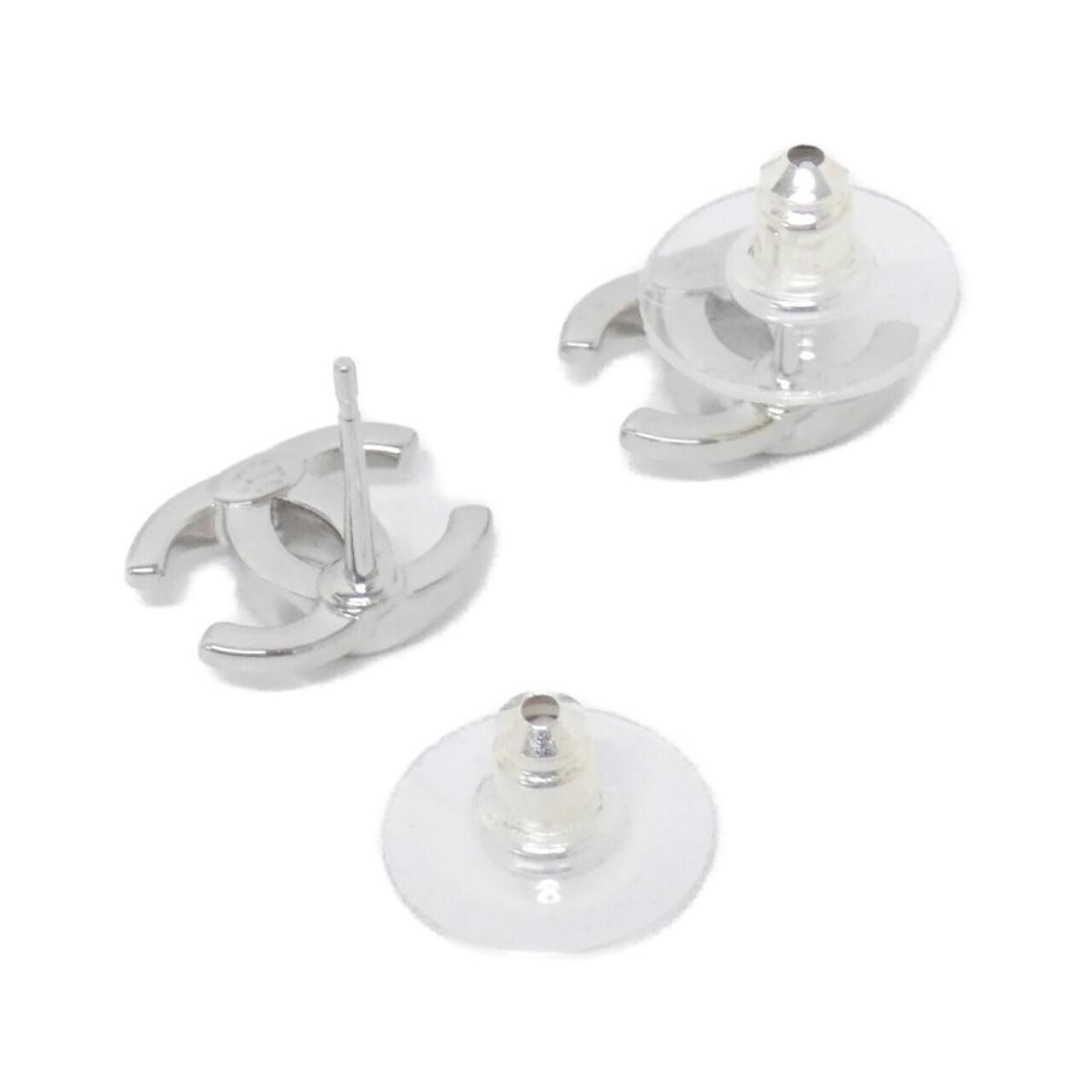 Chanel Earrings Silver — view 3