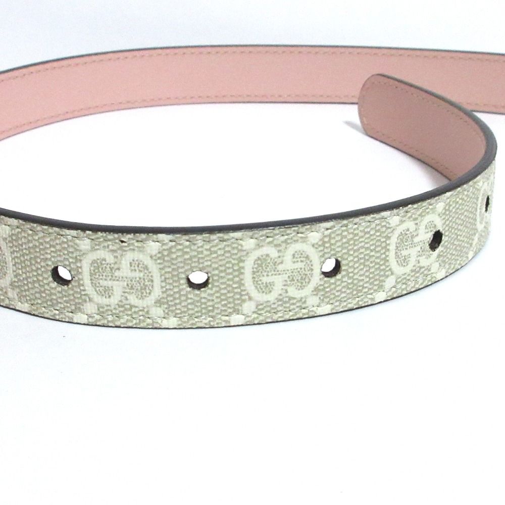 Gucci GG Supreme Marmont Slim Belt 70 Pink Beige — view 8
