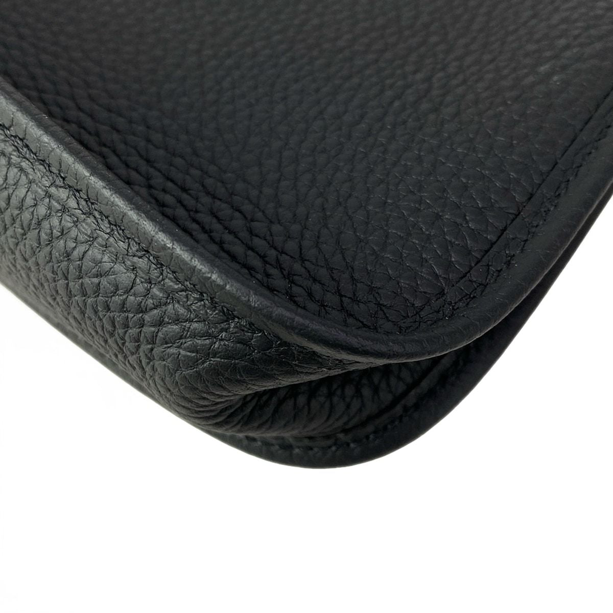 Hermes Shoulder Bag Evelyne TPM Amazon Black Silver — view 8