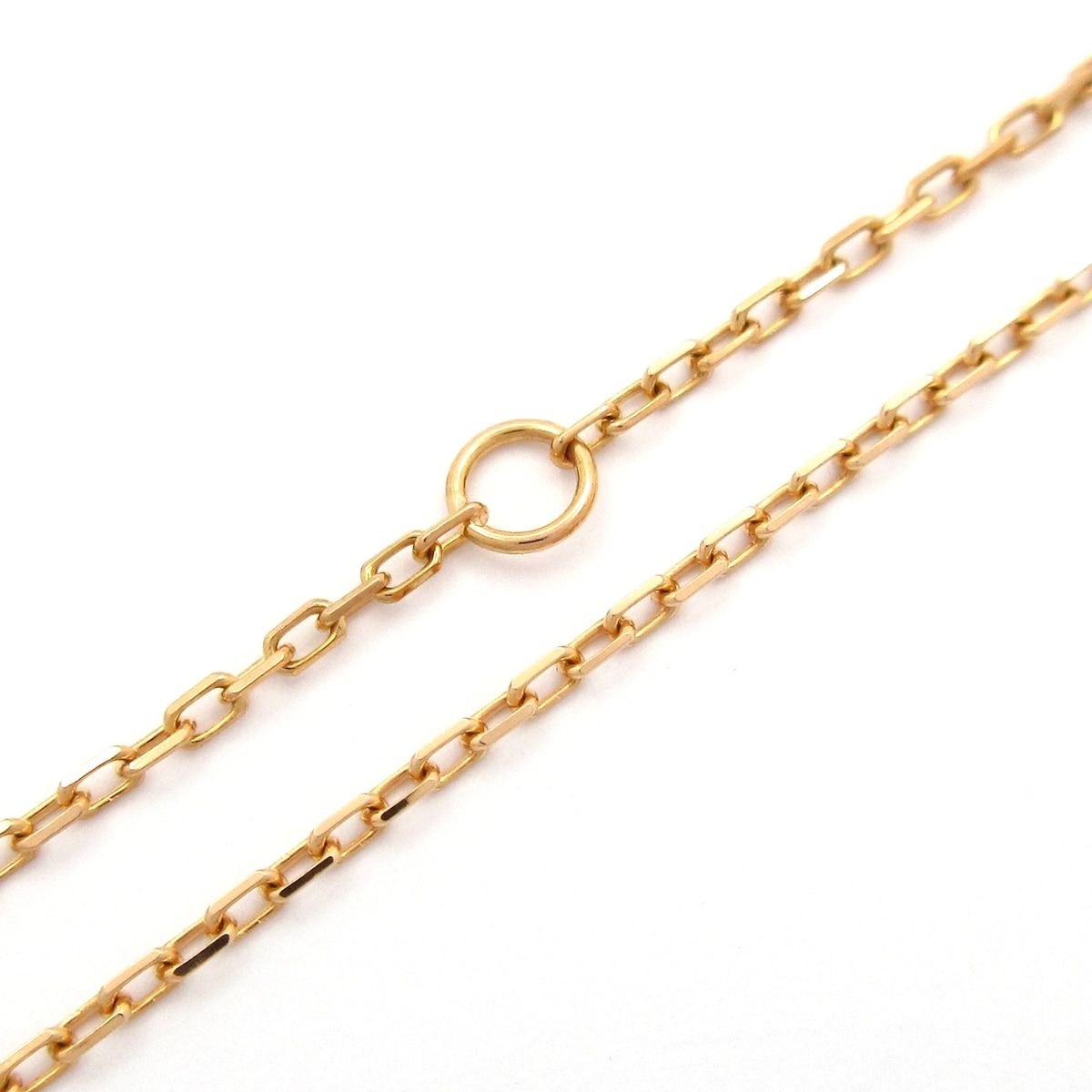 Cartier Necklace Logo Double C 18k Pink Gold Diamond — view 6