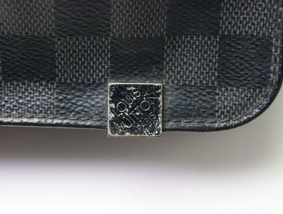 Louis Vuitton District PM Damier Graphite Shoulder Bag — view 8