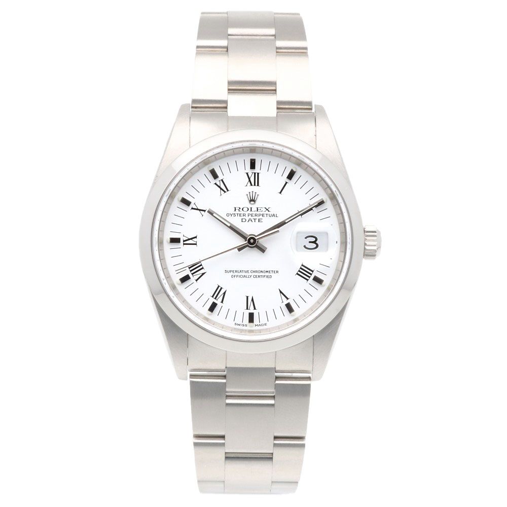 Rolex Date Oyster Perpetual Watch Stainless Steel Automatic — view 8