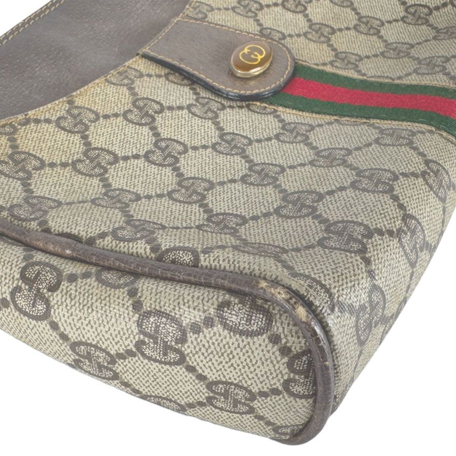 Gucci Clutch Vintage Brown — view 8