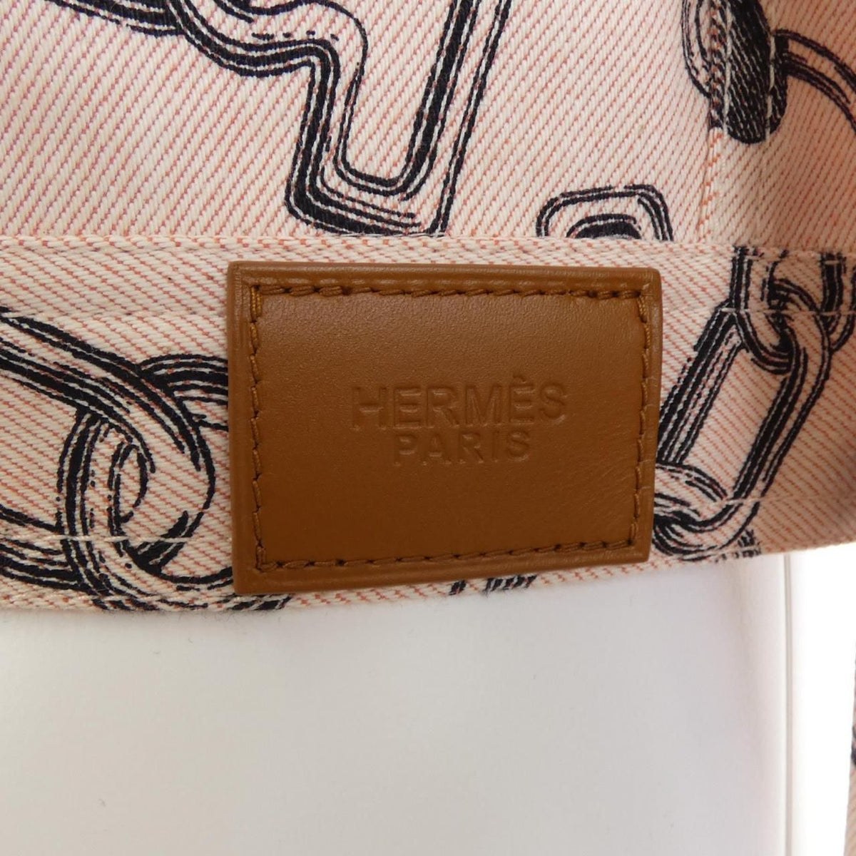 Hermes Kaleidoscope Effect Finesse Clou de Selle Denim Jacket — view 7