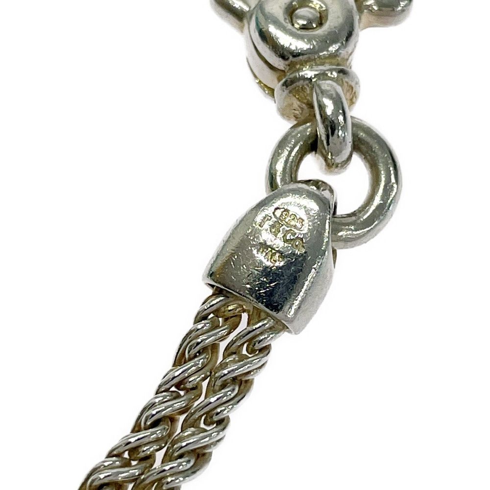 Tiffany & Co Silver Double Rope Heart Bracelet — view 7