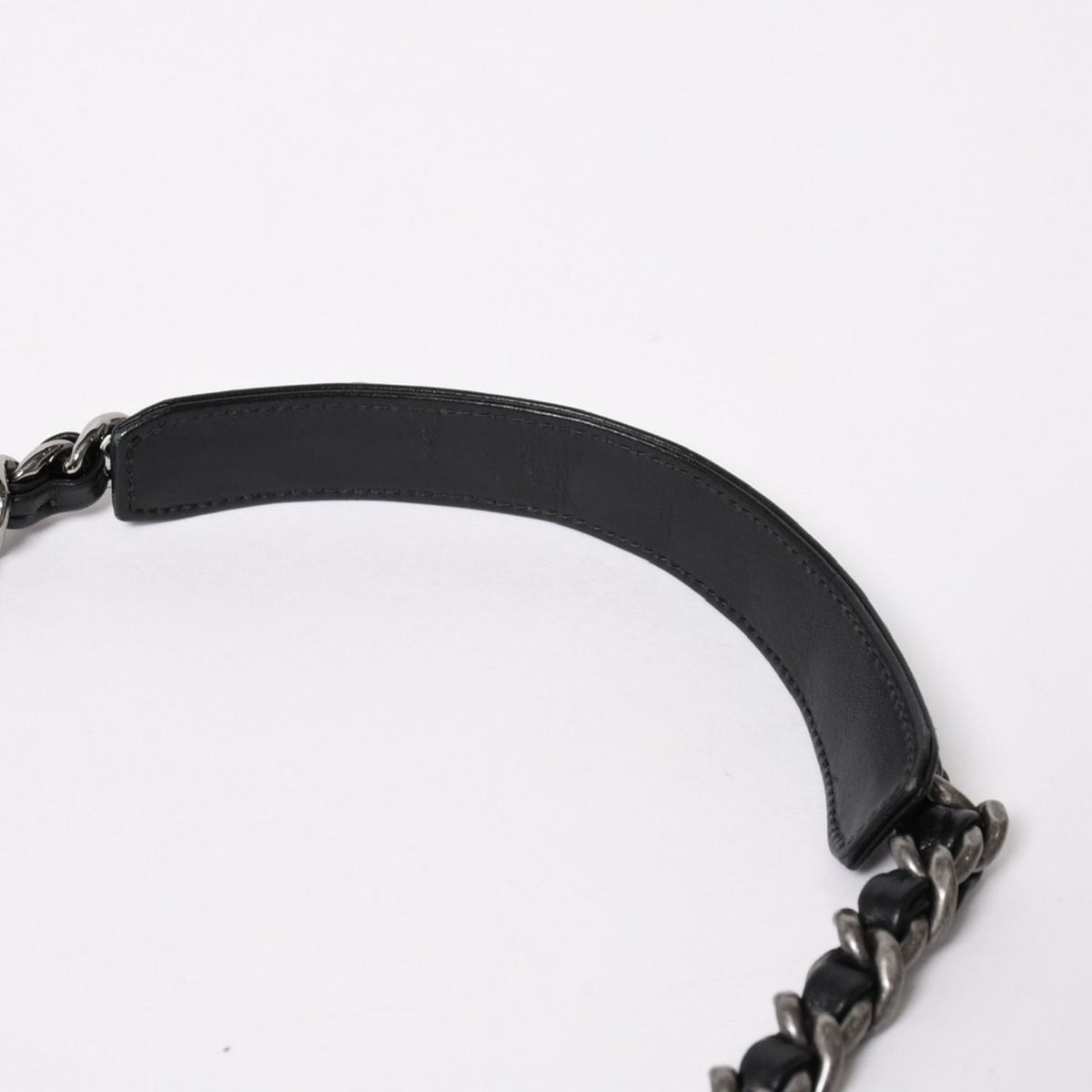 Chanel 19 Chain Bag CC Logo Stripe Shearling Fur Flap — view 8