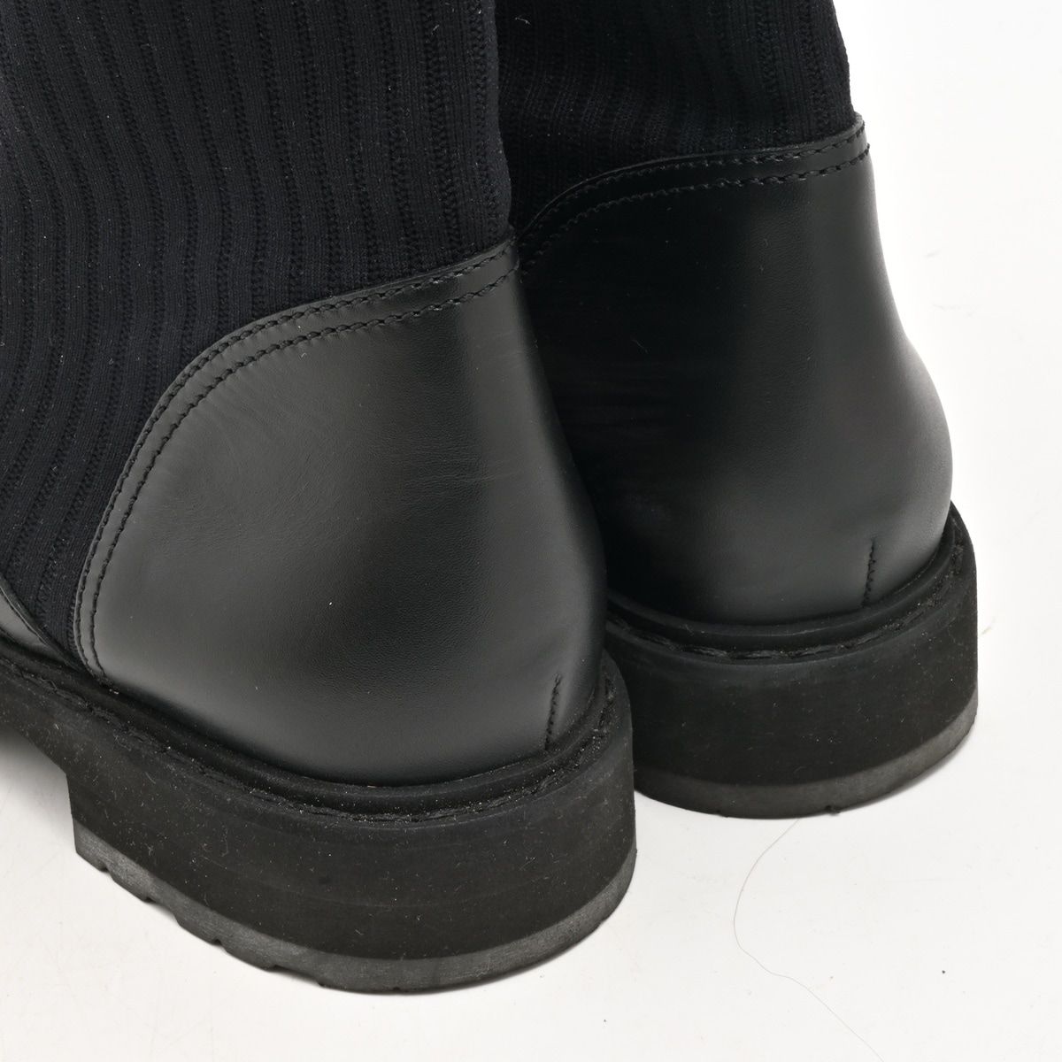 Fendi Boots Rococo Black Beige Brown Lace-up Leather — view 8