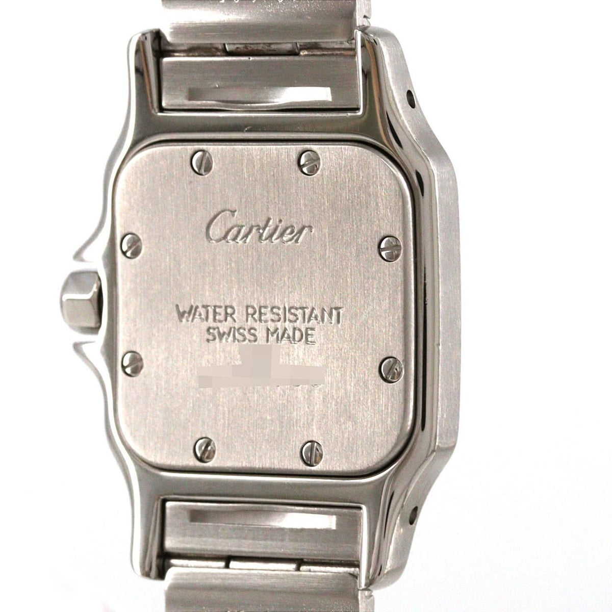 Cartier Santos Galbee SM Stainless Steel Yellow Gold Quartz Watch — view 7