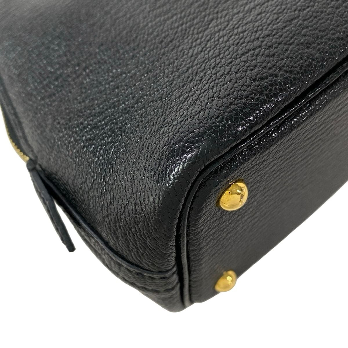 Hermes Handbag Mini Bolide 1923 Black Gold — view 8