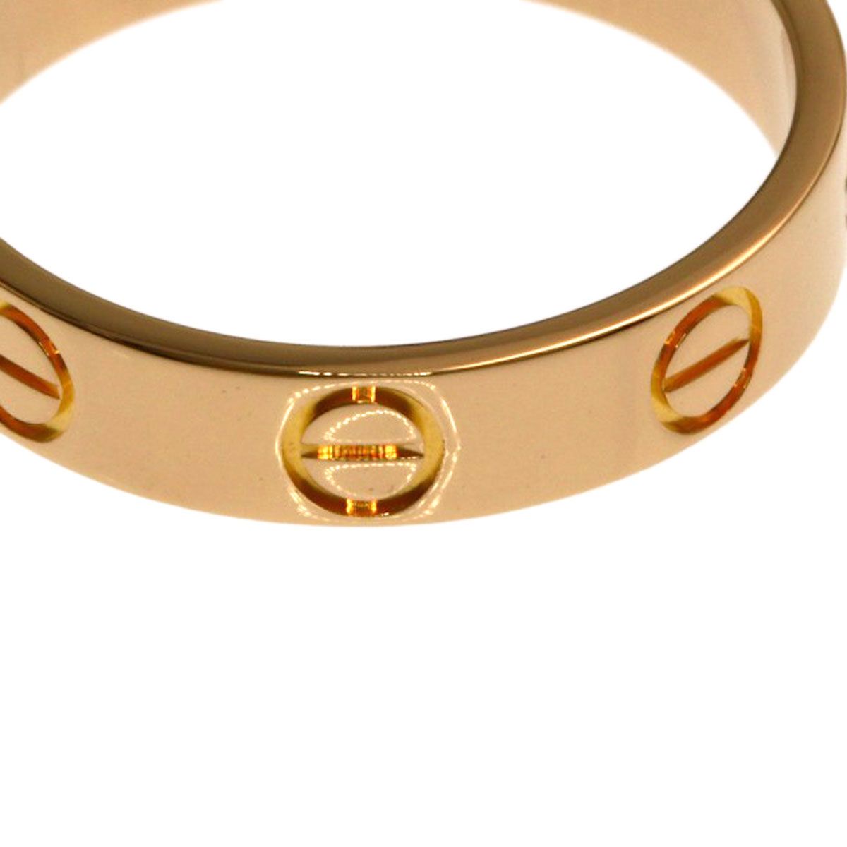Cartier Mini Love Ring 50 18k Pink Gold — view 7