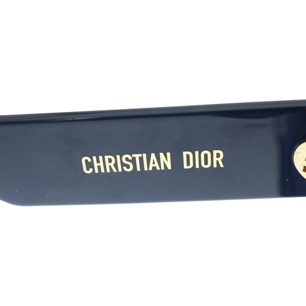 Dior Wildior BU Butterfly Temple Logo Sunglasses Eyewear Navy — view 6