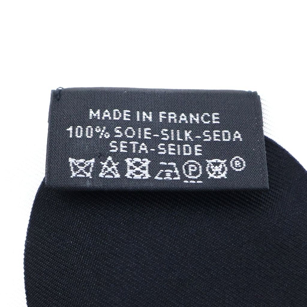 Hermes les Leopards Maxi Twilly Twill Up Scarf Blue — view 6