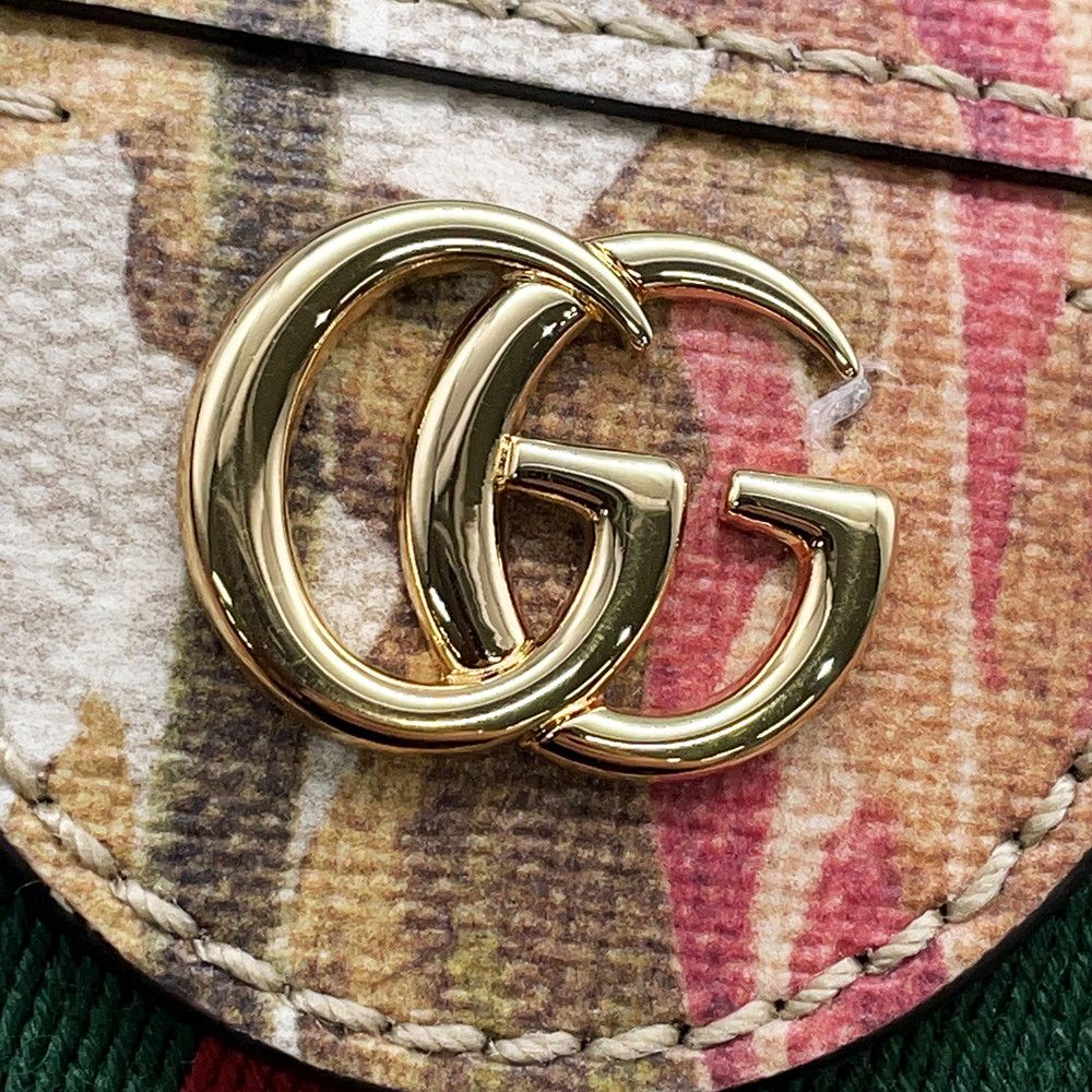 Gucci Shoulder Bag Ophidia Flora Canvas 2-Way — view 8