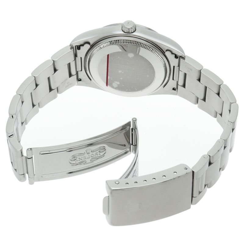 Rolex Air King SS Watch Black — view 5
