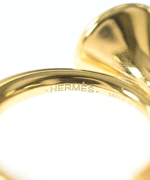 Hermes Earrings Gold — view 5