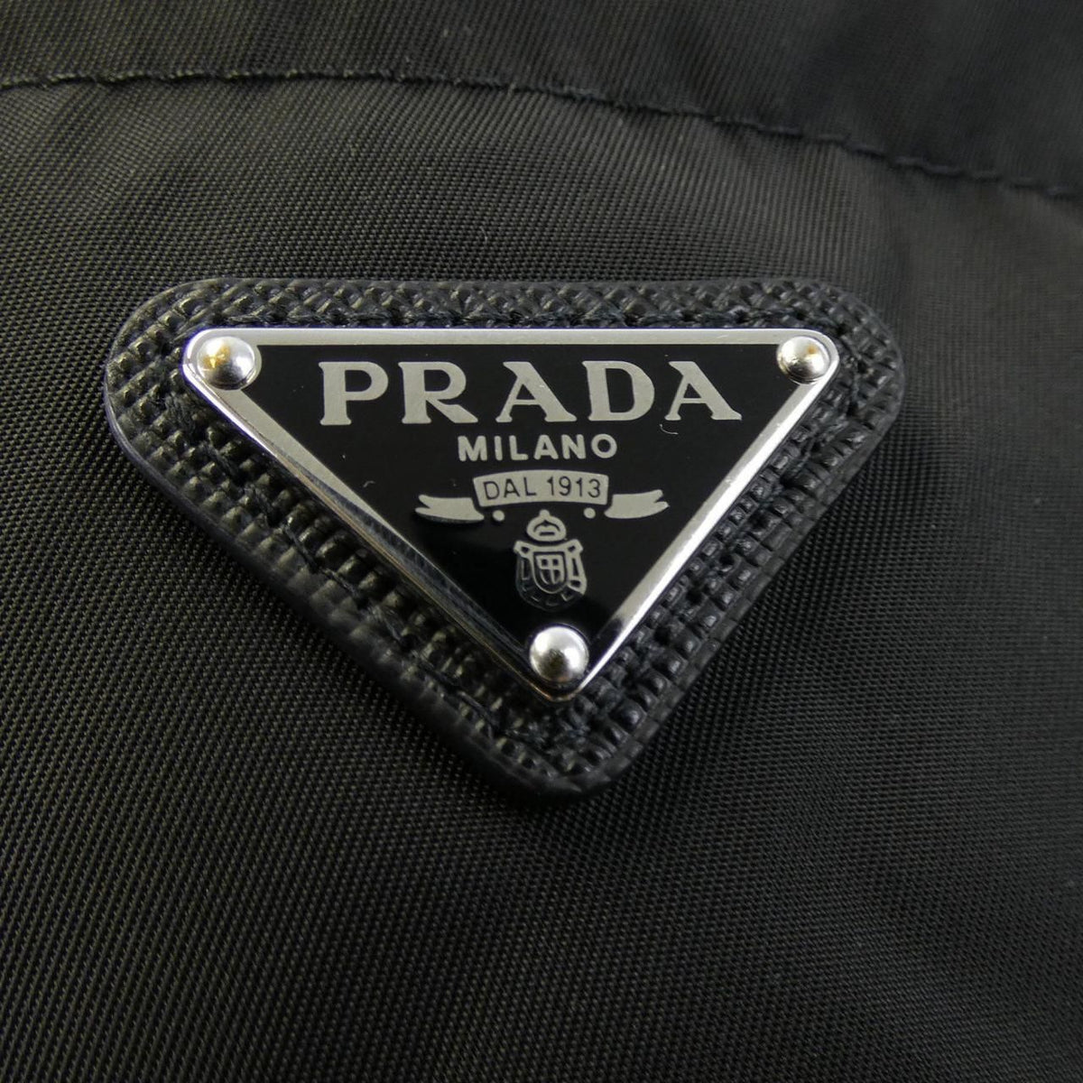Prada Triangle Logo Down Jacket — view 8