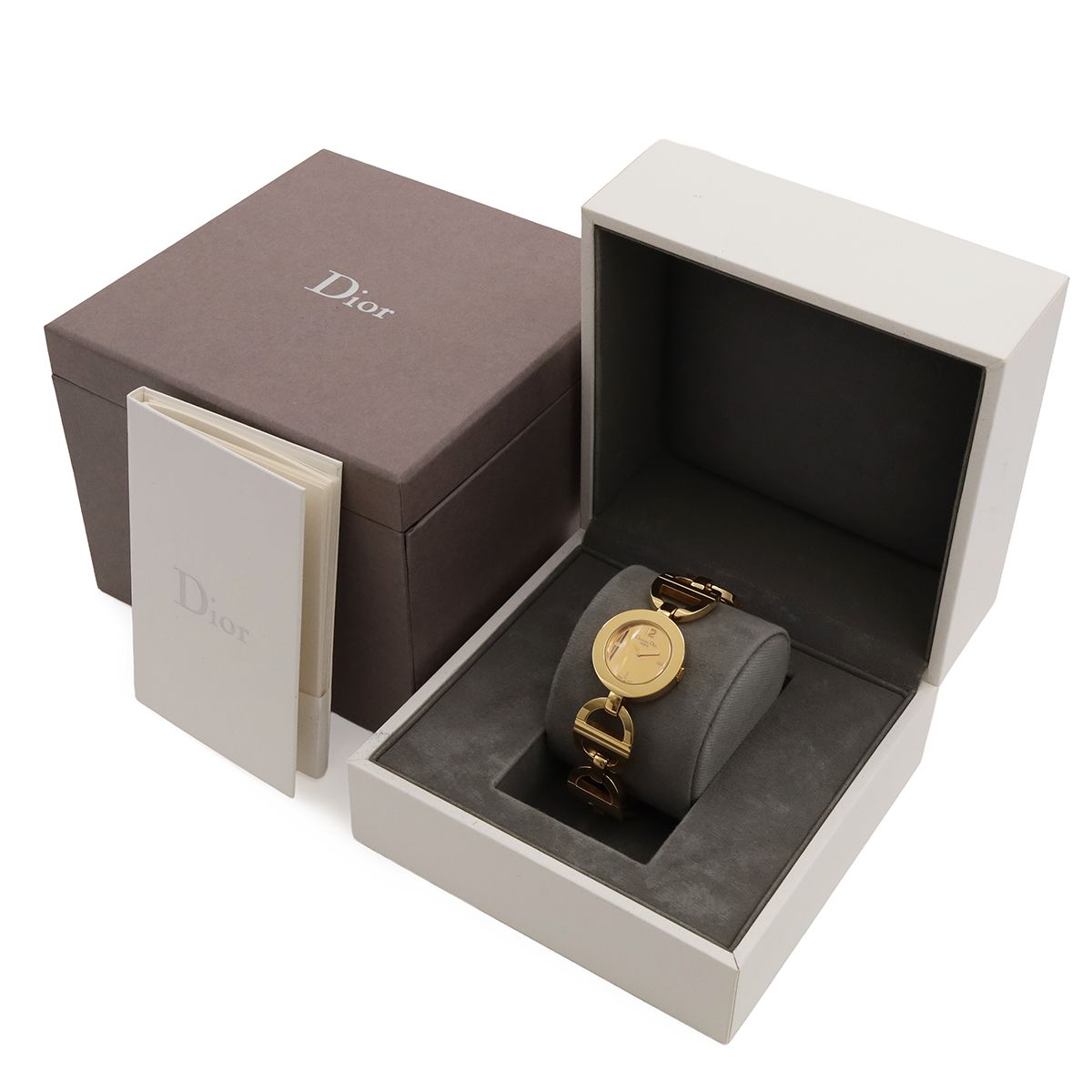 Dior Malice Round Gold Dial Quartz Watch — view 8