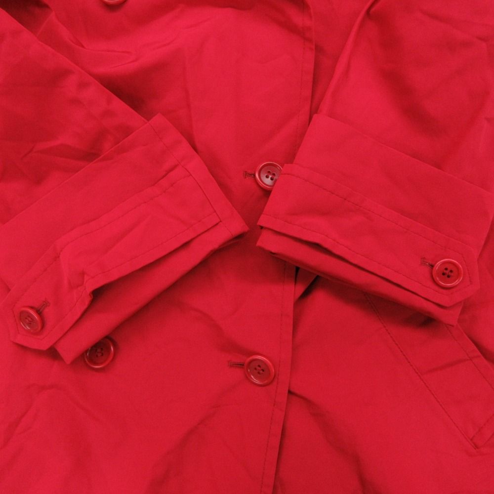 Prada Trench Coat Nylon Spring Jacket Red — view 8