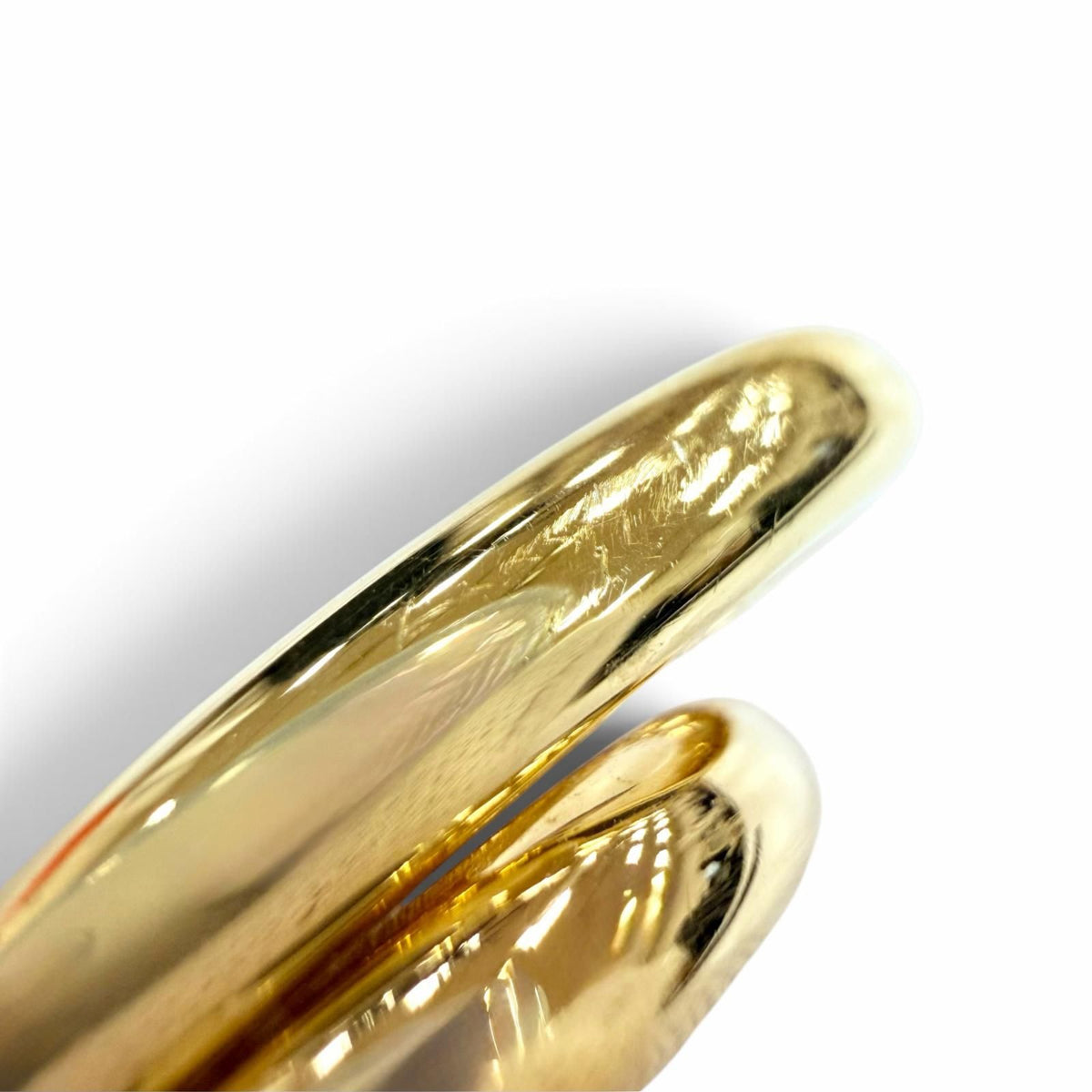 Bottega Veneta Bandeau Frills Ring Gold JP — view 8