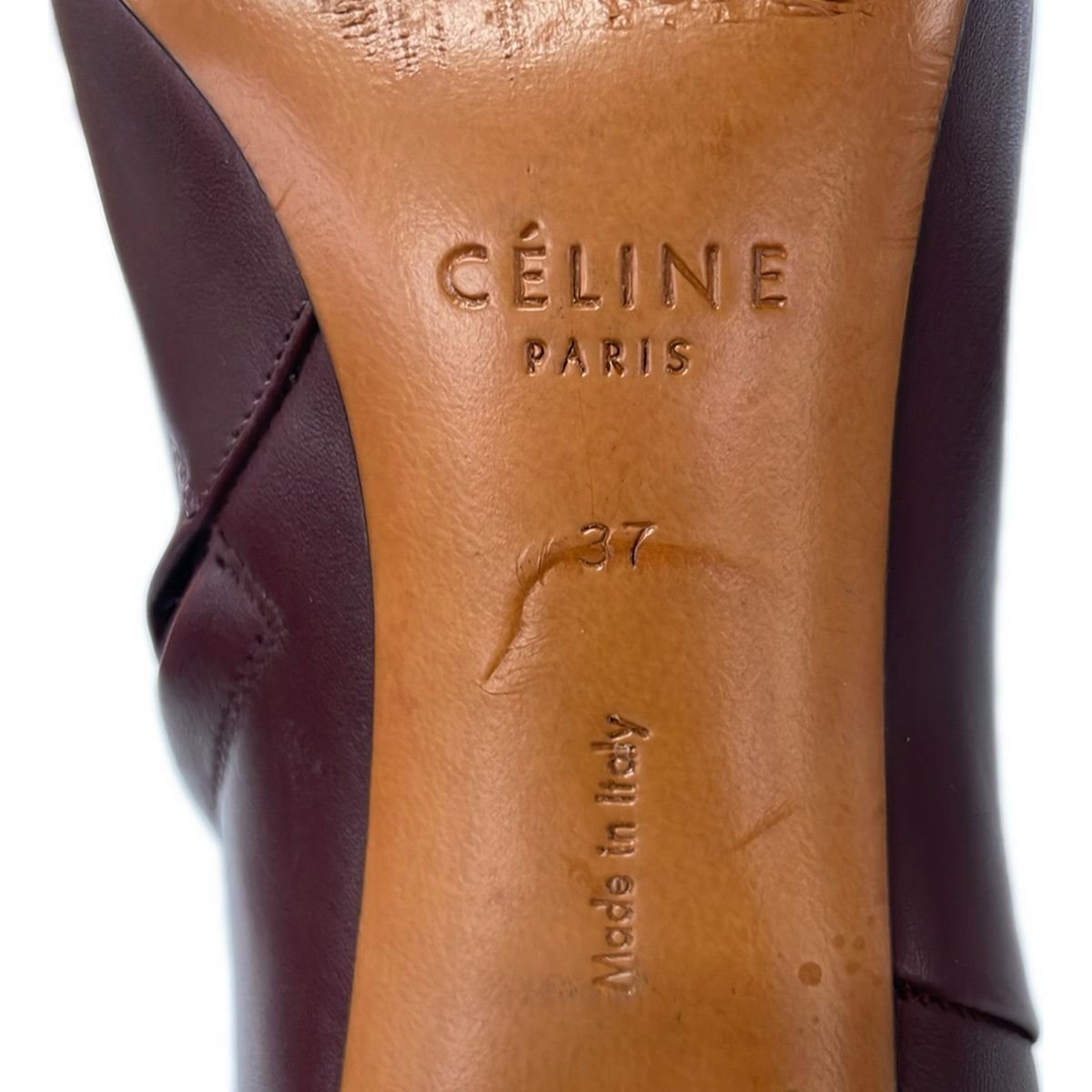 Celine Boots Bordeaux Leather — view 7