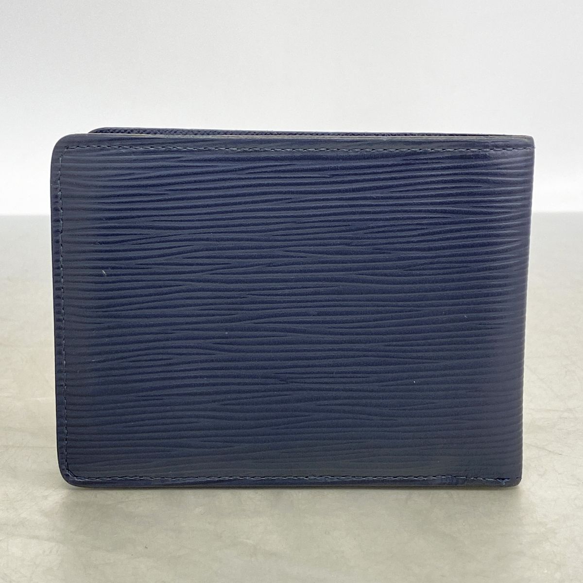Louis Vuitton Billfold Epi Portefeuille Multiple Blue Marine Wallet — view 8