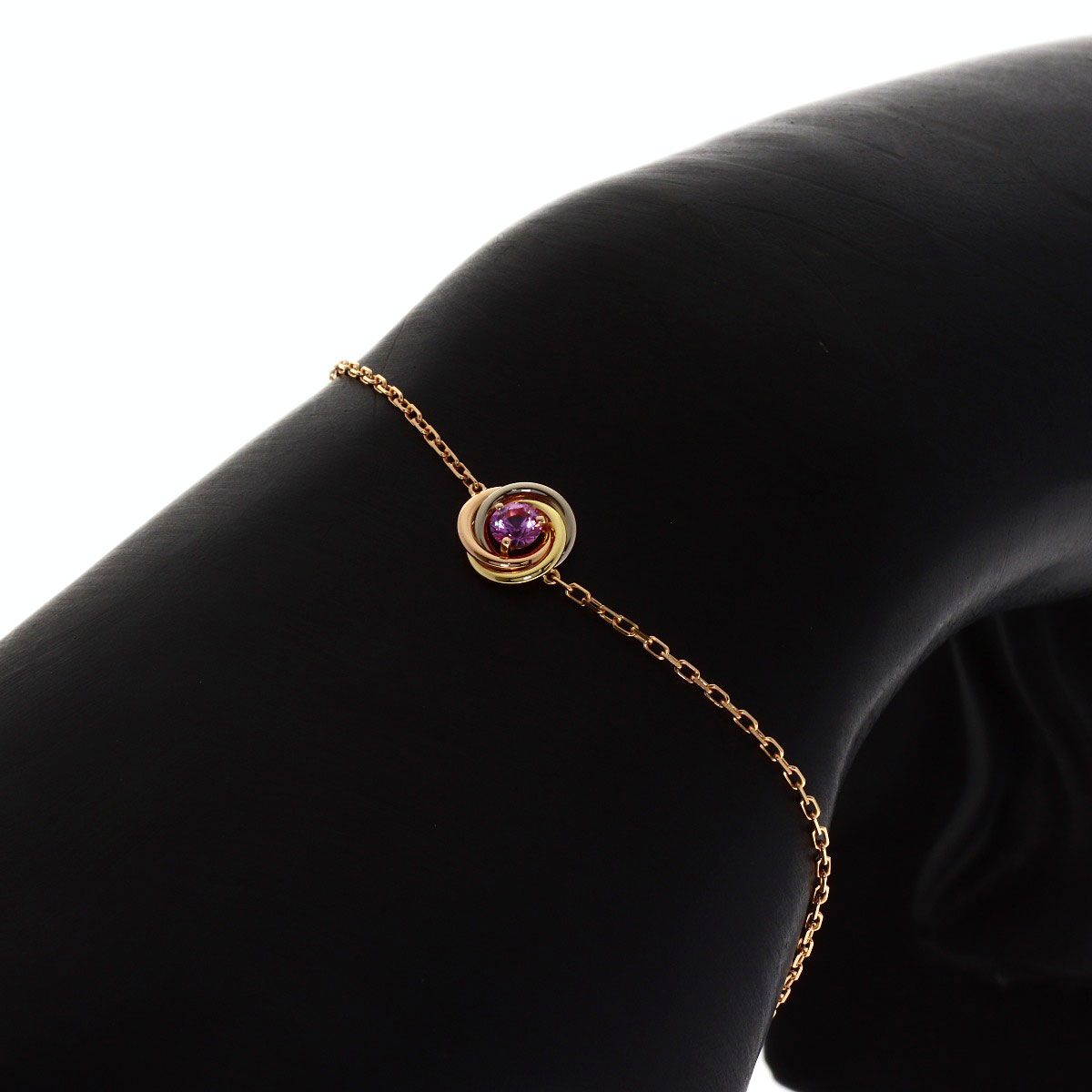 Cartier Trinity Pink Sapphire Bracelet — view 6