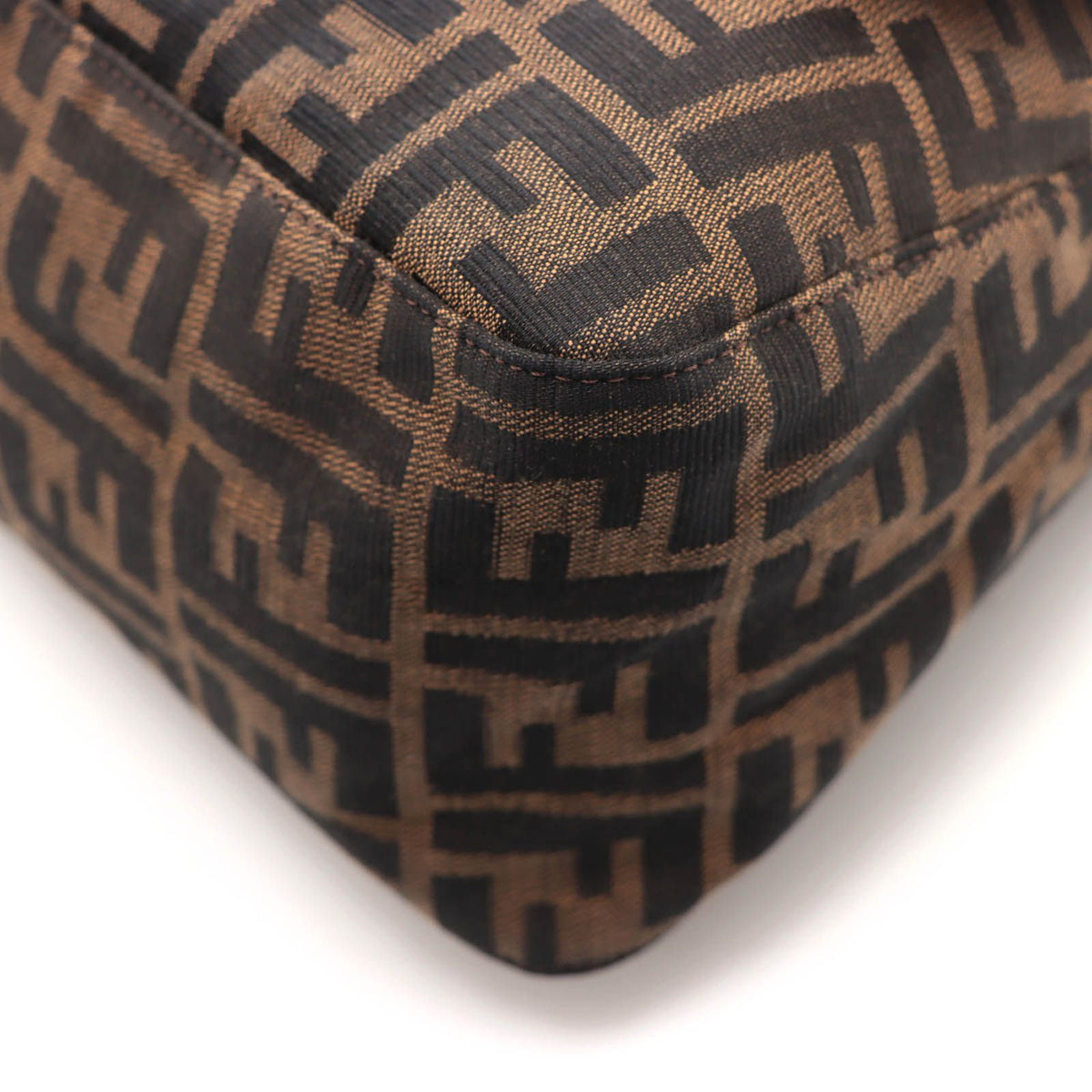 Fendi Zucca Mamma Baguette Dark Brown Silver Canvas Leather 2119/26325/009 — view 8
