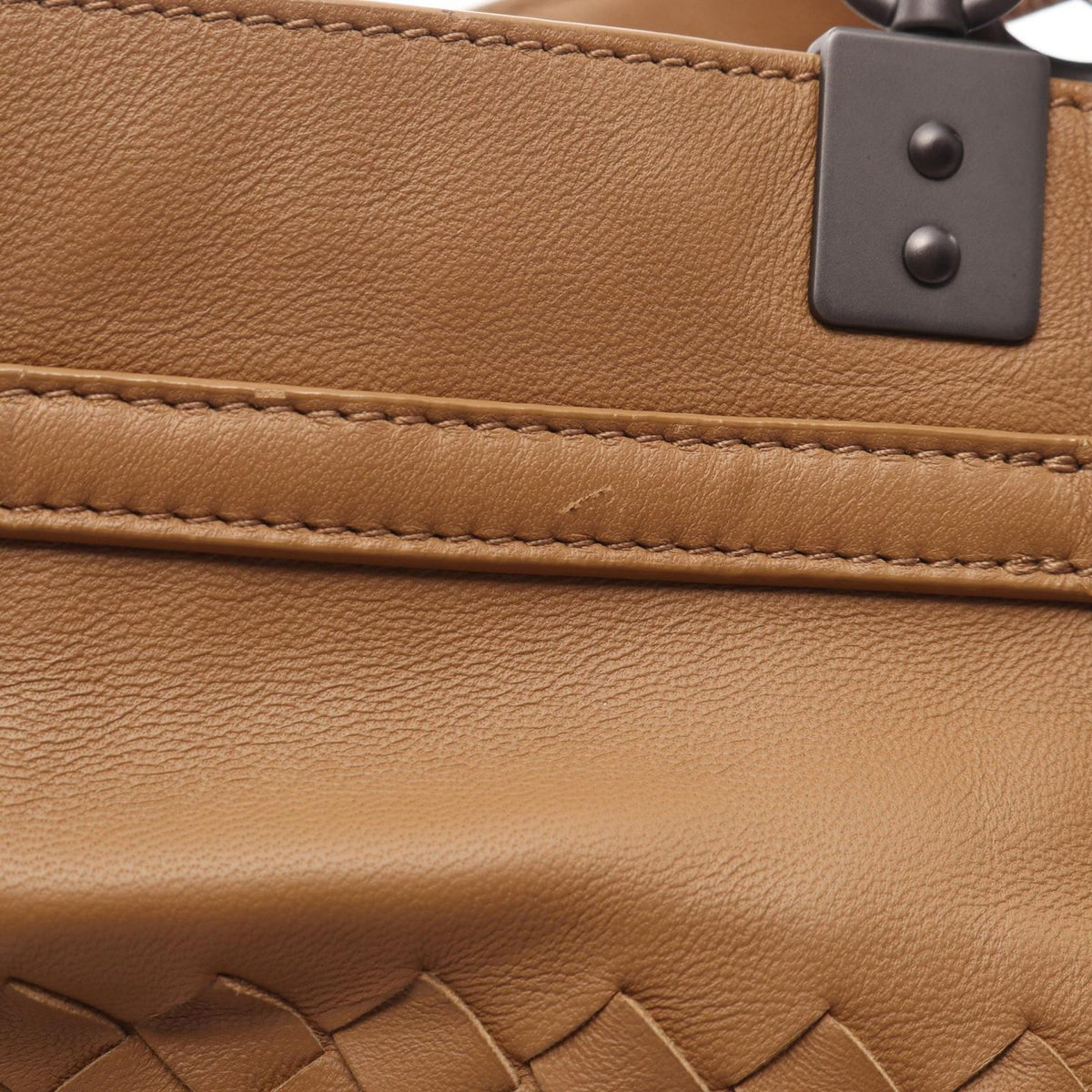 Bottega Veneta Handbag Intrecciato 2-Way Brown Leather Tote — view 8